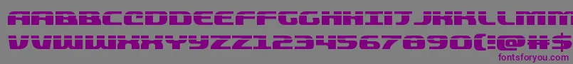 quickeninglaser Font – Purple Fonts on Gray Background