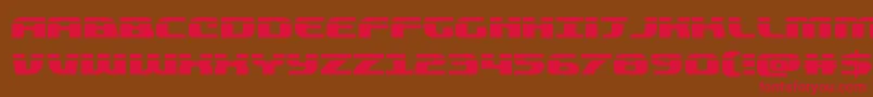 quickeninglaser Font – Red Fonts on Brown Background