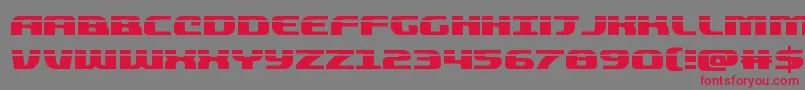 quickeninglaser Font – Red Fonts on Gray Background