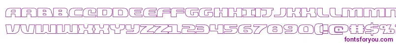 quickeningout Font – Purple Fonts on White Background