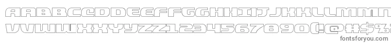 quickeningout Font – Gray Fonts on White Background