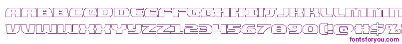 quickeningout Font – Purple Fonts on White Background