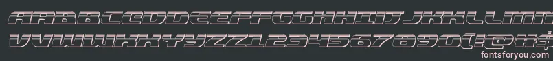 Шрифт quickeningplatital – розовые шрифты на чёрном фоне