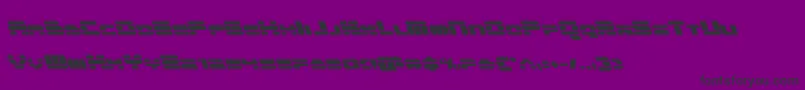 quickenleft Font – Black Fonts on Purple Background