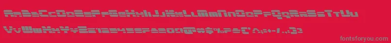 quickenleft Font – Gray Fonts on Red Background