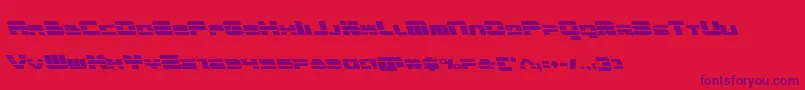 quickenleft Font – Purple Fonts on Red Background