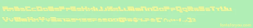 quickenleft Font – Yellow Fonts on Green Background
