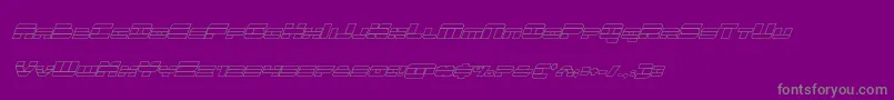 More about quickenoutital Font quickenoutital Font – Gray Fonts on Purple Background