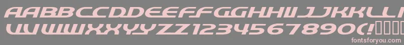 fuente QuickExpress – Fuentes Rosadas Sobre Fondo Gris