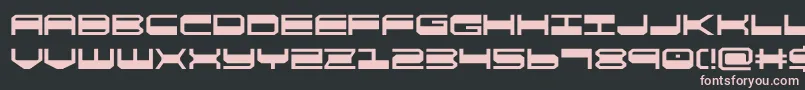 quickgear Font – Pink Fonts on Black Background