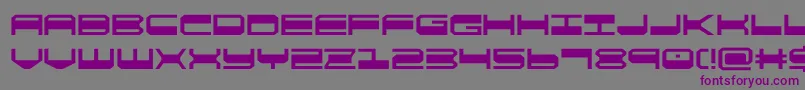 quickgear Font – Purple Fonts on Gray Background