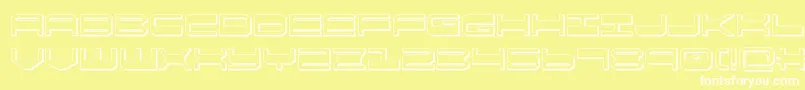 Подробнее о шрифте quickgear3d Шрифт quickgear3d – белые шрифты на жёлтом фоне