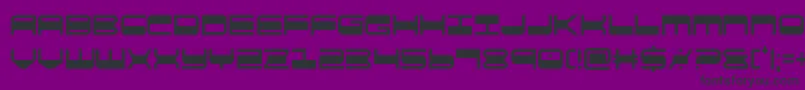 quickgearcond Font – Black Fonts on Purple Background