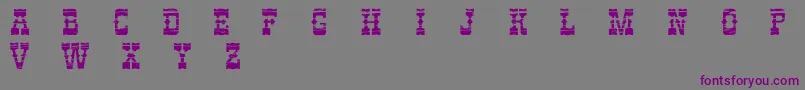PerdidoDemo Font – Purple Fonts on Gray Background