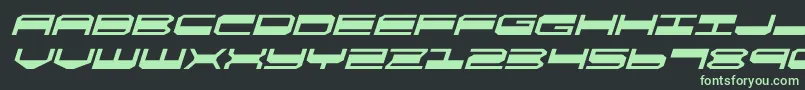 Więcej informacji o czcionce quickgearexpandital Czcionka quickgearexpandital – zielone czcionki na czarnym tle