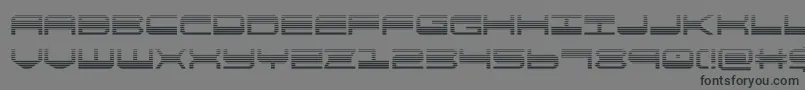 Шрифт quickgeargrad – чёрные шрифты на сером фоне