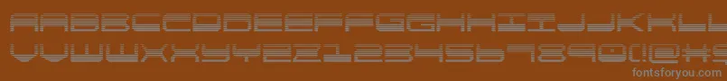 Шрифт quickgeargrad – серые шрифты на коричневом фоне