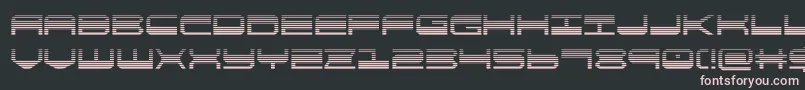 quickgeargrad Font – Pink Fonts on Black Background