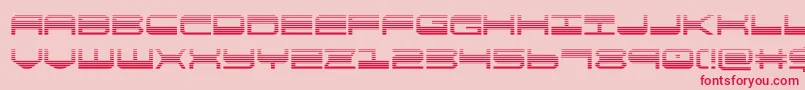 quickgeargrad-fontti – punaiset fontit vaaleanpunaisella taustalla