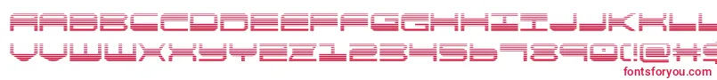 Шрифт quickgeargrad – красные шрифты на белом фоне