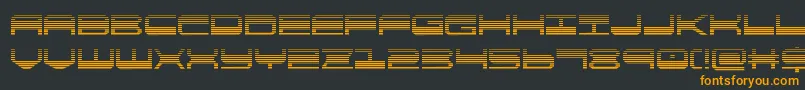 quickgeargrad Font – Orange Fonts on Black Background