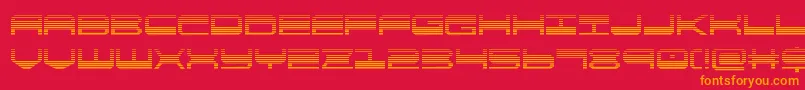 quickgeargrad Font – Orange Fonts on Red Background