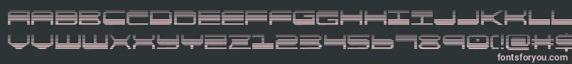 quickgeargrad Font – Pink Fonts on Black Background