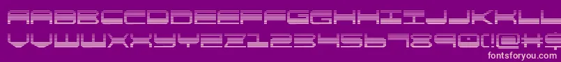 quickgeargrad-Schriftart – Rosa Schriften auf violettem Hintergrund