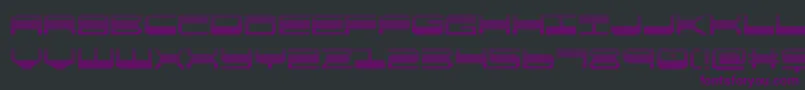 quickgeargrad Font – Purple Fonts on Black Background