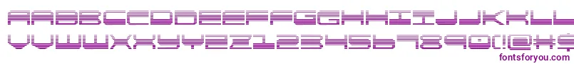 quickgeargrad Font – Purple Fonts on White Background