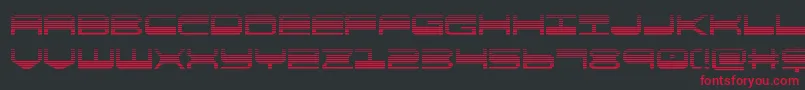 quickgeargrad Font – Red Fonts on Black Background