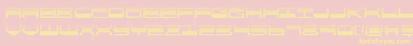 Шрифт quickgeargrad – жёлтые шрифты на розовом фоне