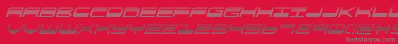fuente quickgeargradital – Fuentes Grises Sobre Fondo Rojo