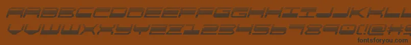 quickgeargradital Font – Black Fonts on Brown Background