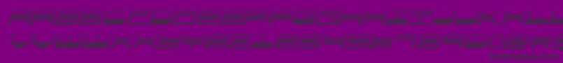 quickgeargradital Font – Black Fonts on Purple Background