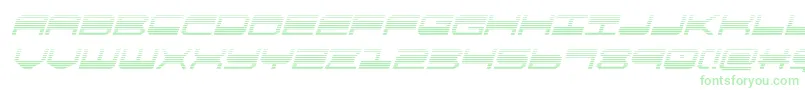 quickgeargradital Font – Green Fonts on White Background