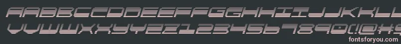 quickgeargradital Font – Pink Fonts on Black Background