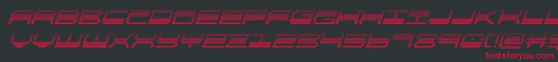 quickgeargradital Font – Red Fonts on Black Background
