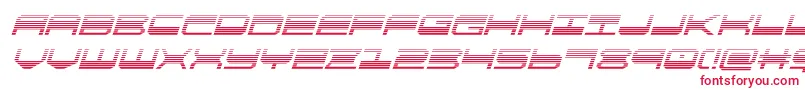 quickgeargradital Font – Red Fonts on White Background