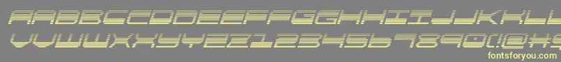 quickgeargradital Font – Yellow Fonts on Gray Background
