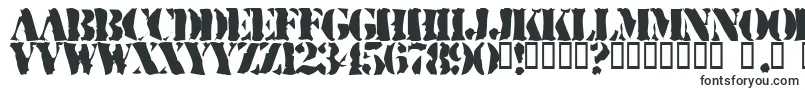 RuggedStencil-fontti – Erikoiset fontit