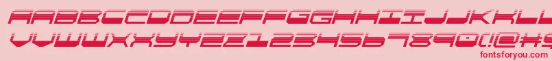 quickgearhalfital-fontti – punaiset fontit vaaleanpunaisella taustalla