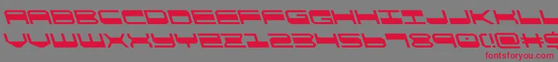 quickgearleft Font – Red Fonts on Gray Background