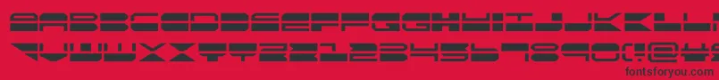 quickmark Font – Black Fonts on Red Background