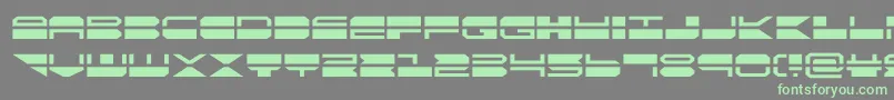 Fonte quickmark – fontes verdes em um fundo cinza