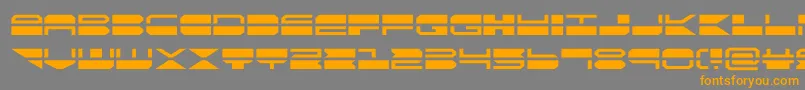 quickmark Font – Orange Fonts on Gray Background