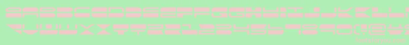 quickmark Font – Pink Fonts on Green Background