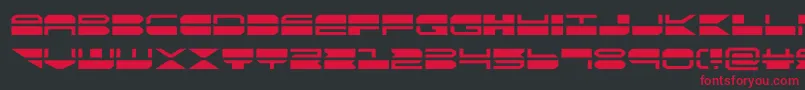 quickmark Font – Red Fonts on Black Background