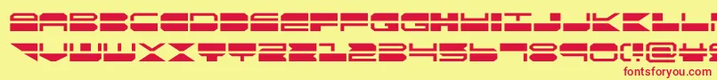 quickmark Font – Red Fonts on Yellow Background