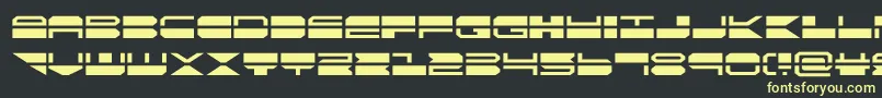 quickmark Font – Yellow Fonts on Black Background